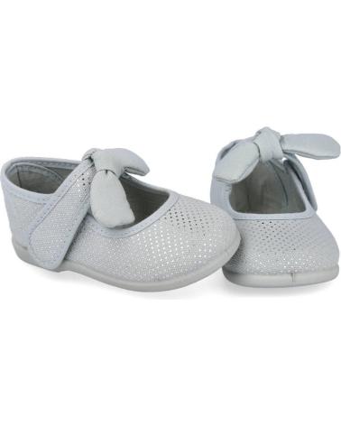 Schuhe für Mädchen ANDREA RUIZ 955-P MERCADITAS LONA NIÑA GRIS