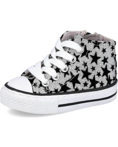 Sportivo per Bambina BUBBLE BOBBLE BUBBLE KIDS A3511-S ZAPATILLAS ALTAS NIÑA PLATA