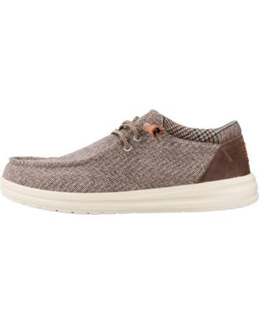 HEY DUDE WALLY GRIP WOOL MOKASSINS BRAUN TAN TAN