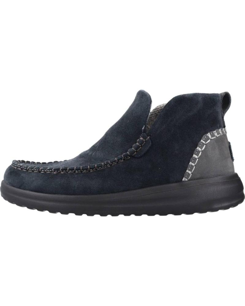 Botines de Mujer hey dude BOTINES MUJER MODELO DENNY COLOR AZUL BLACK BLACK
