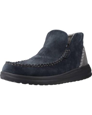 Botines de Mujer hey dude BOTINES MUJER MODELO DENNY COLOR AZUL BLACK BLACK
