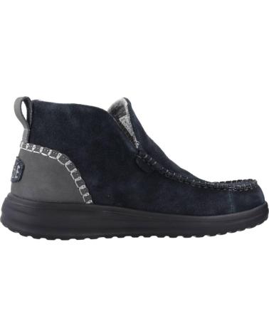 Botines de Mujer hey dude BOTINES MUJER MODELO DENNY COLOR AZUL BLACK BLACK