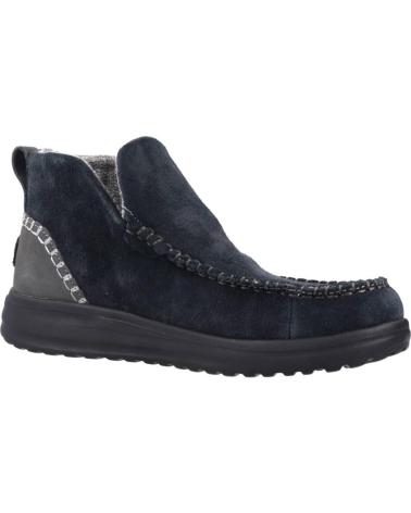 Botines de Mujer hey dude BOTINES MUJER MODELO DENNY COLOR AZUL BLACK BLACK