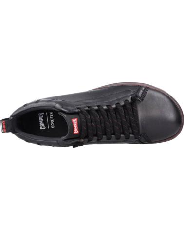 Schuhe-De-Hombre-CAMPER-BOTIN-CASUAL-DE-PIEL-CON-FORRO-DE-GORETEX-NEGRO