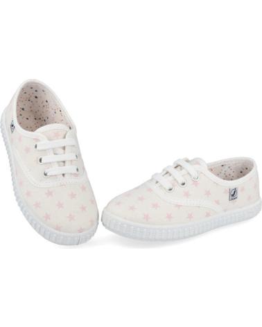 Deportivas de Niña JAVER 60-48 ZAPATILLAS DE LONA PARA NIÑAS ROSA