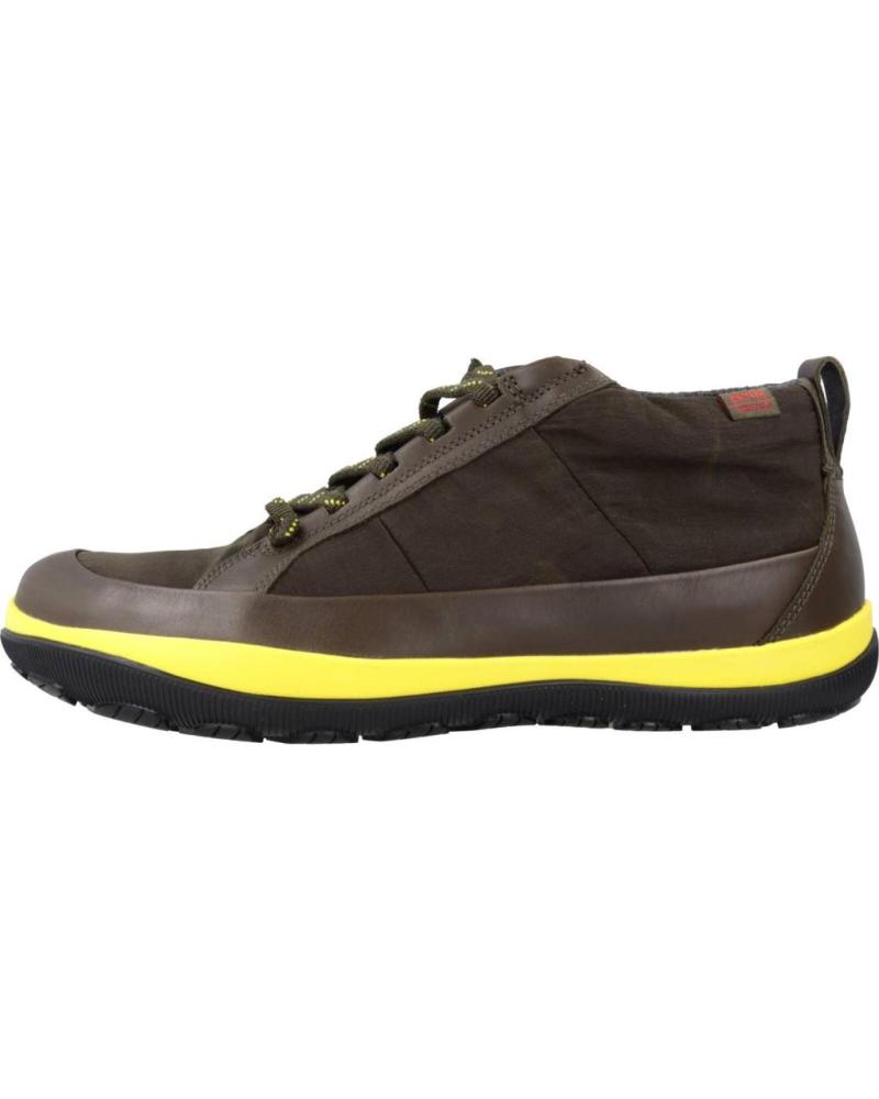 Stiefel-De-Hombre-CAMPER-BOTIN-CASUAL-DE-PIEL-Y-TEXTIL-CON-FORRO-PRIMALOFT-Y-SUELA-GREEN