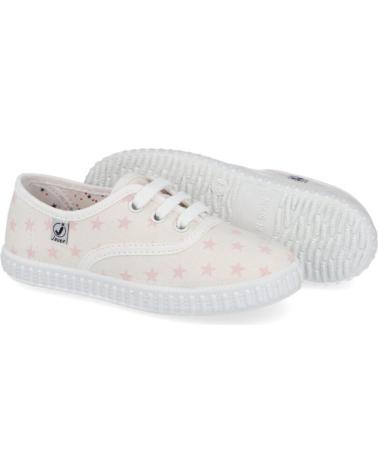 Deportivas de Niña JAVER 60-48 ZAPATILLAS DE LONA PARA NIÑAS ROSA