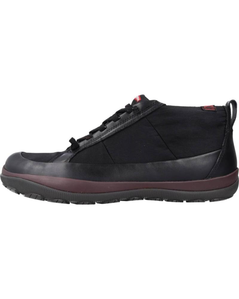 Stiefel-De-Hombre-CAMPER-BOTIN-CASUAL-EN-TEXTIL-Y-PIEL-CON-FORRO-PRIMALOFT-Y-SUELA-NEGRO