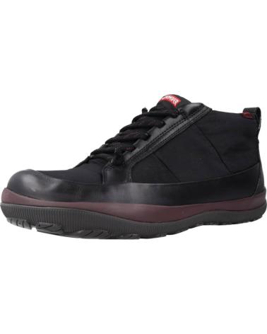 Stiefel-De-Hombre-CAMPER-BOTIN-CASUAL-EN-TEXTIL-Y-PIEL-CON-FORRO-PRIMALOFT-Y-SUELA-NEGRO