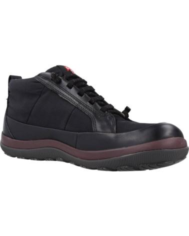 Stiefel-De-Hombre-CAMPER-BOTIN-CASUAL-EN-TEXTIL-Y-PIEL-CON-FORRO-PRIMALOFT-Y-SUELA-NEGRO
