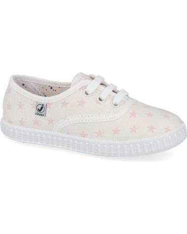 Deportivas de Niña JAVER 60-48 ZAPATILLAS DE LONA PARA NIÑAS ROSA