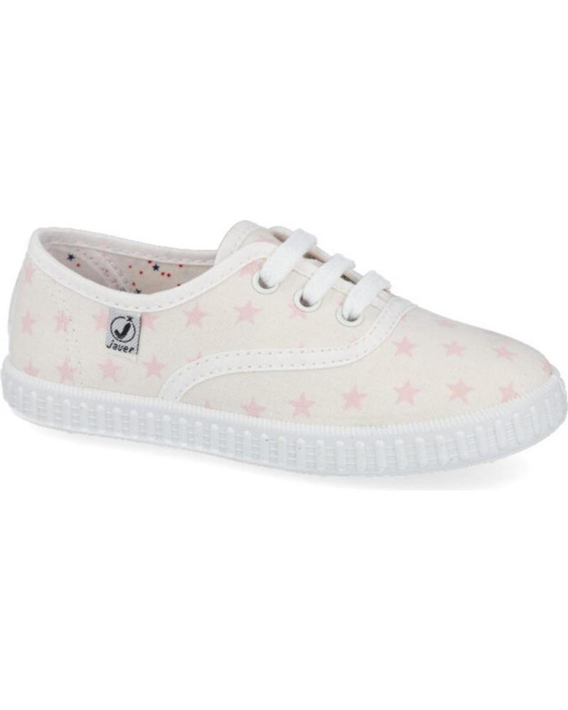 Deportivas de Niña JAVER 60-48 ZAPATILLAS DE LONA PARA NIÑAS ROSA