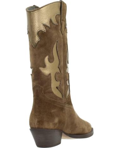 Stivali per Donna ALPE 2088 BOTA COWBOY DE ANTE Y PIEL CON TACON CUBANO CASTANA