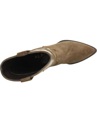 Stivali per Donna ALPE 2088 BOTA COWBOY DE ANTE Y PIEL CON TACON CUBANO CASTANA