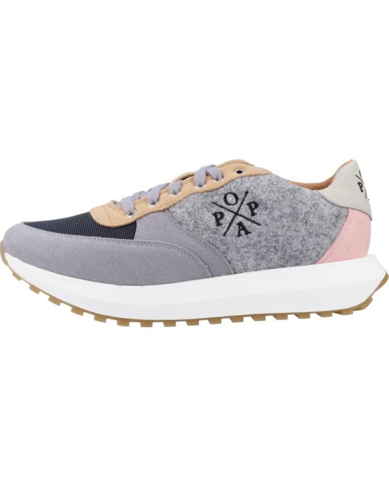 Zapatillas deporte de Mujer POPA ZAPATILLAS MUJER MODELO INES FIELTRO COLOR GRIS