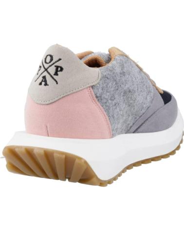 Zapatillas deporte de Mujer POPA ZAPATILLAS MUJER MODELO INES FIELTRO COLOR GRIS
