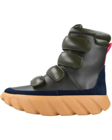 Botines de Mujer 4CCCCEES BOTINES MUJER MODELO TURA FINGO COLOR VERDE KAKHI