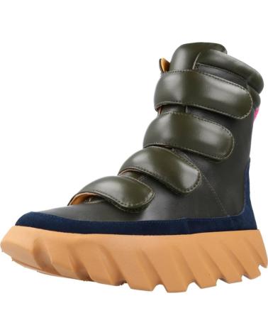 Botines de Mujer 4CCCCEES BOTINES MUJER MODELO TURA FINGO COLOR VERDE KAKHI