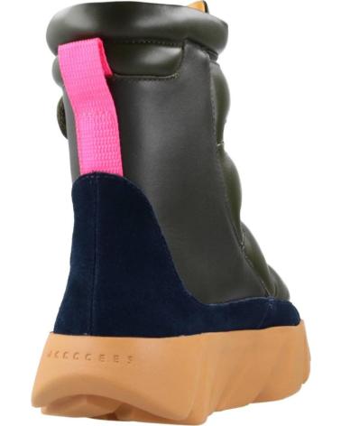 Botines de Mujer 4CCCCEES BOTINES MUJER MODELO TURA FINGO COLOR VERDE KAKHI