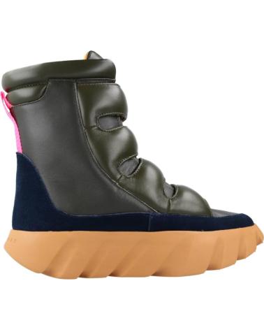 Botines de Mujer 4CCCCEES BOTINES MUJER MODELO TURA FINGO COLOR VERDE KAKHI