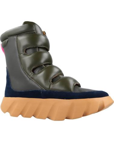 Botines de Mujer 4CCCCEES BOTINES MUJER MODELO TURA FINGO COLOR VERDE KAKHI