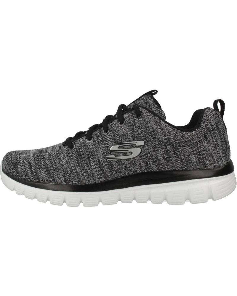 Trainers-De-Mujer-SKECHERS-ZAPATILLAS-GRACEFUL-TWISTED-FORTUNE-COLOR-NEGRO-BKW-BKW