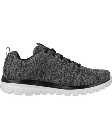 Trainers-De-Mujer-SKECHERS-ZAPATILLAS-GRACEFUL-TWISTED-FORTUNE-COLOR-NEGRO-BKW-BKW