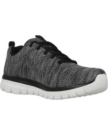 Trainers-De-Mujer-SKECHERS-ZAPATILLAS-GRACEFUL-TWISTED-FORTUNE-COLOR-NEGRO-BKW-BKW