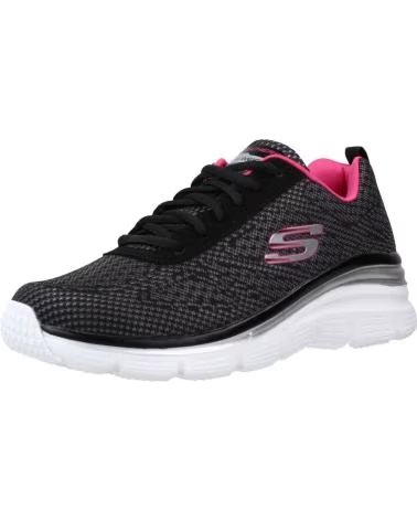 SNEAKERS SKECHERS FASHION FIT-BOLD BOUNDARIES DONNA NERO BKHP