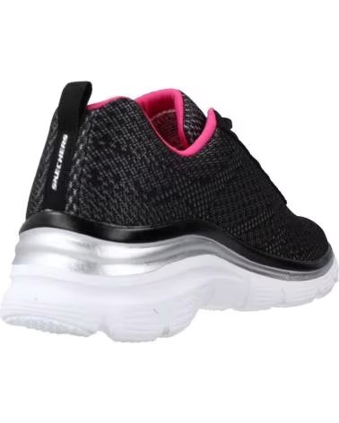 SNEAKERS SKECHERS FASHION FIT-BOLD BOUNDARIES DONNA NERO BKHP