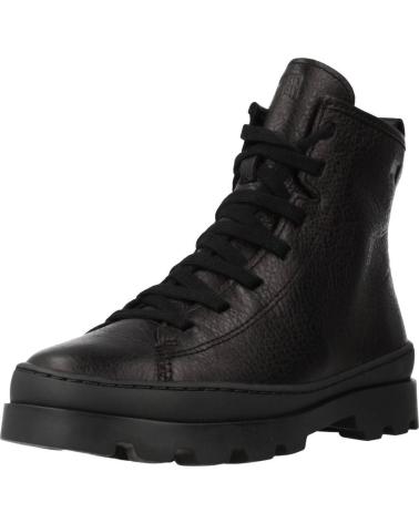 Botines-De-Niña-CAMPER-BOTIN-CORDON-CREMALLERA-NEGRO