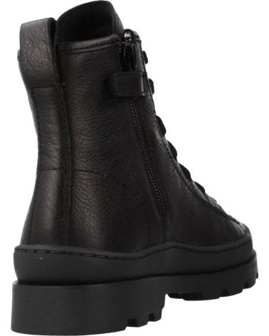 Botines-De-Niña-CAMPER-BOTIN-CORDON-CREMALLERA-NEGRO
