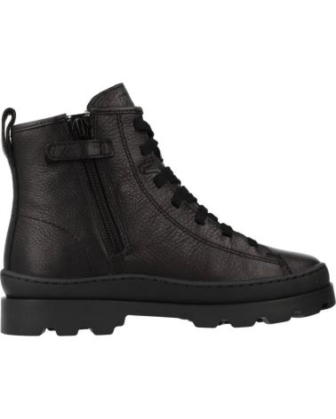 Botines-De-Niña-CAMPER-BOTIN-CORDON-CREMALLERA-NEGRO