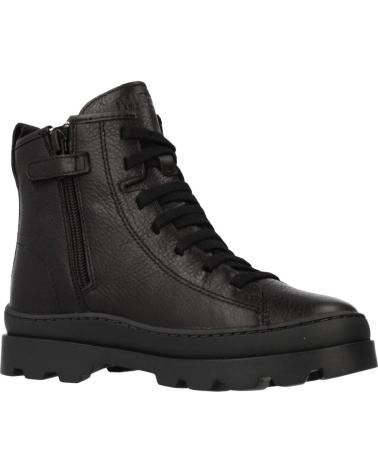 Botines-De-Niña-CAMPER-BOTIN-CORDON-CREMALLERA-NEGRO
