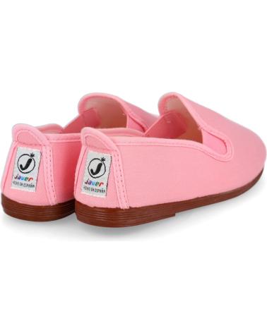 Sapatos de Menina JAVER 55 ZAPATILLAS KUNG FU ROSA