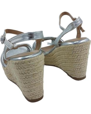Sandalen-De-Mujer-BUBBLE-BOBBLE-ALPARGATAS-ESPARTO-KISS-KISS-VARIOS-M2242-PLATA