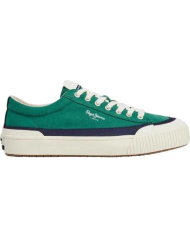 Zapatillas-Deporte-De-Hombre-PEPE-JEANS-DEPORTIVOS-CASUAL-BEN-BAND-PMS31043-VERDE-OSCURO
