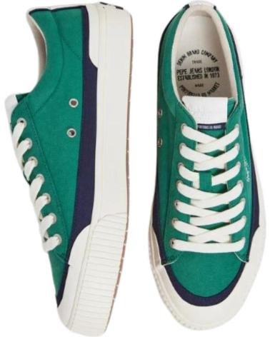 Zapatillas-Deporte-De-Hombre-PEPE-JEANS-DEPORTIVOS-CASUAL-BEN-BAND-PMS31043-VERDE-OSCURO