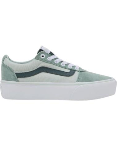 Zapatillas-Deporte-De-Mujer-VANS-OFF-THE-WALL-DEPORTIVO-CASUAL-MUJER-VANS-WARD-PLATFORM-COLOR-BLOCK-VERDE-VERDE-CLARO