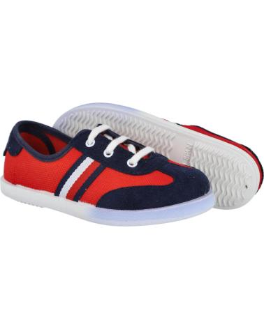 Esportes  de Menino ANDREA RUIZ 368 ZAPATILLAS DE CORDONES PARA NI ROJO