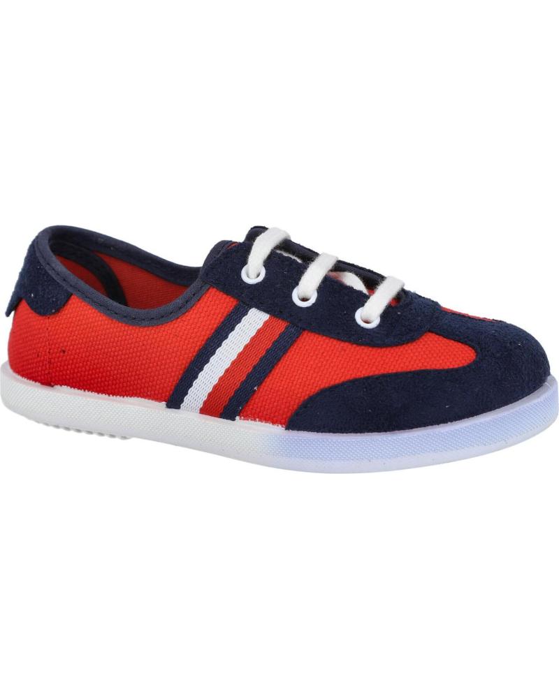 Esportes  de Menino ANDREA RUIZ 368 ZAPATILLAS DE CORDONES PARA NI ROJO