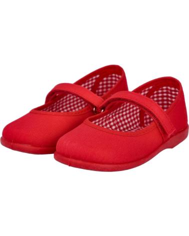 Sabrinas de Menina ANDREA RUIZ 950 MERCEDITAS LONA NIÑA ROJO