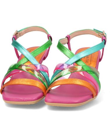Sandalias de Mujer hispanitas SANDALIA TACON PARA MUJER CHV243292 COLOR MANDAR MANDARINA
