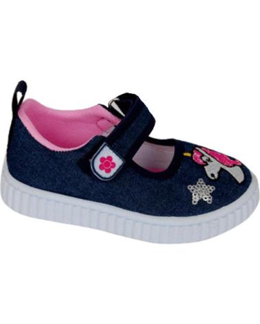 Scarpe per Bambina BUBBLE BOBBLE MERCEDITAS LONA BUBBLE PARA NINA C977 COLOR VAQUERO