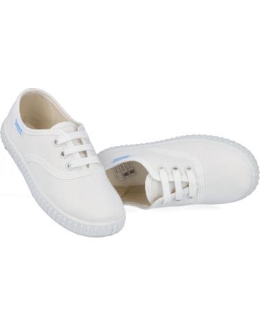 Sapatos de Menino ANGELITOS 121 ZAPATILLAS DE CORDONES PARA NIÑO BLANCO