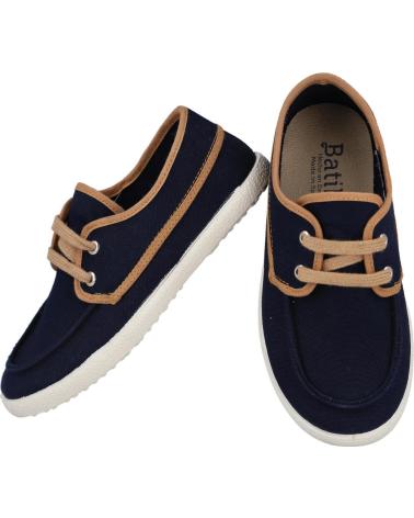 Schuhe für Junge BATILAS 418-001E ZAPATILLAS DE LONA PARA NIÑO AZUL
