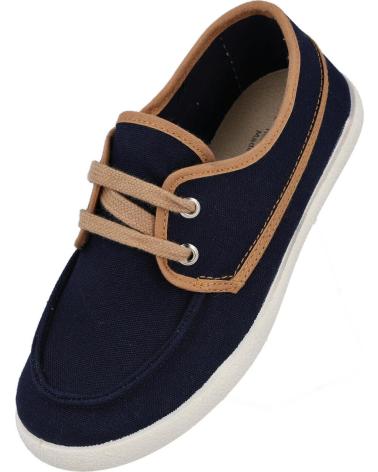 Schuhe für Junge BATILAS 418-001E ZAPATILLAS DE LONA PARA NIÑO AZUL