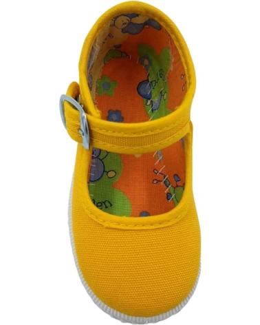 Sandalias de Niña JAVER MERCEDITAS TELA VARIOS 16482 AMARILLO