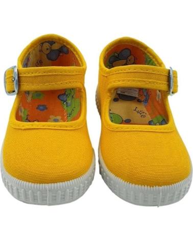 Sandalias de Niña JAVER MERCEDITAS TELA VARIOS 16482 AMARILLO
