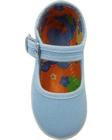 Sneaker für Mädchen JAVER MERCEDITAS TELA VARIOS 16482 AZUL CLARO